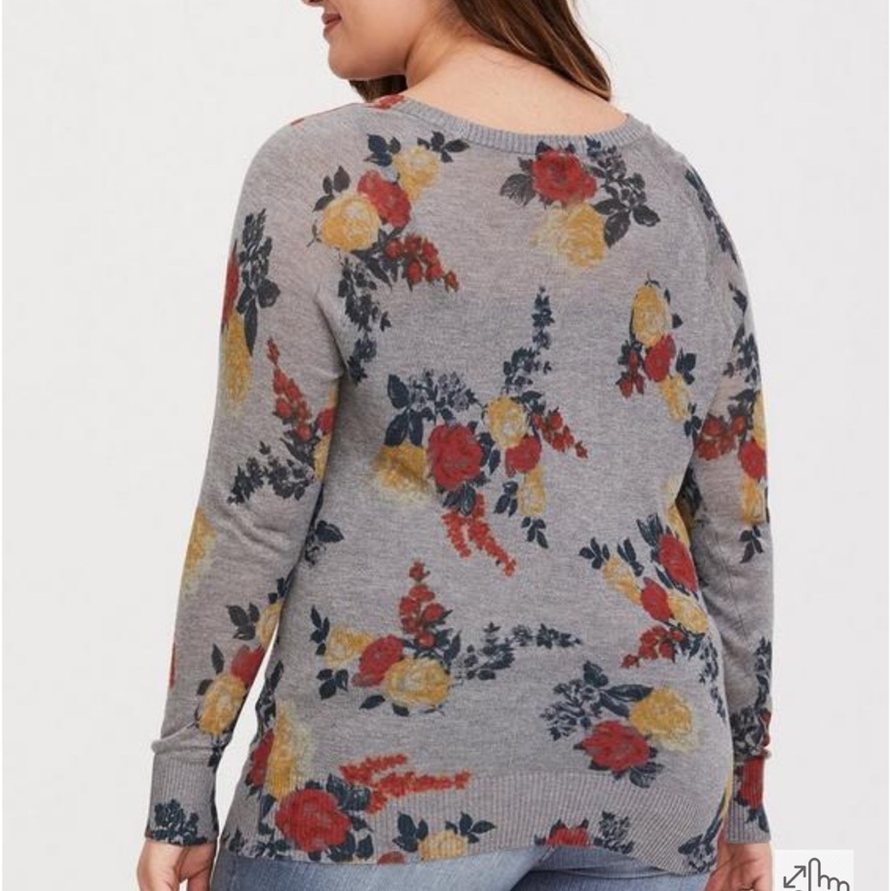 Torrid Pullover Raglan Sweater - Picture 2 of 2